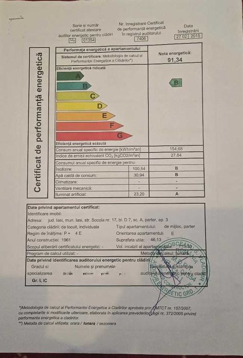 Pers fizica 2 cam pe Bd Socola liniște, verdeață poziție EXCEPȚIONALA