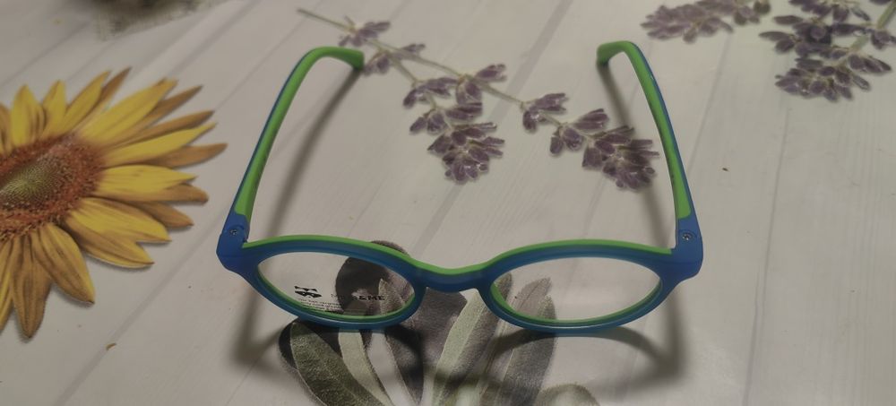 Rama de ochelari copii, Milo & Me, Charly, albastru-verde, 3-5 ani