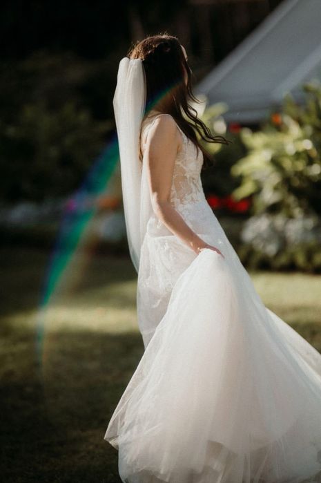 Продавам Булчинска Рокля, размер S / 36, без забележки