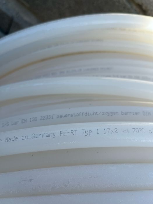 Teava incalzire in pardoseala de 17 x 2 Made in Germany