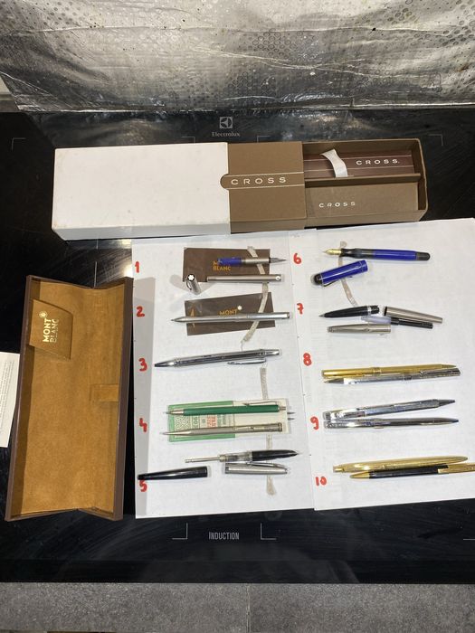 Instrumente scris Montblanc pix 4 culori ,Cross,,  Faber