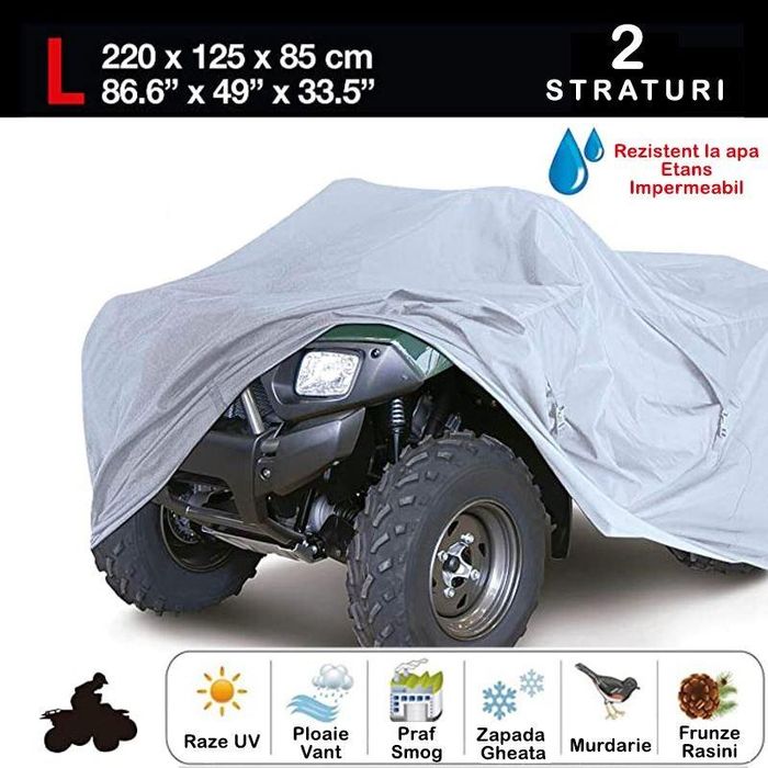 покривало двуслойно за четириколки и atv  l - 220x125x85 см ...