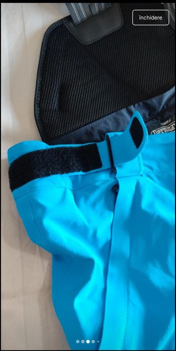 Pantaloni schi Dainese Dermizax EV cu protecție lombara unisex,mărime L, stare foarte buna