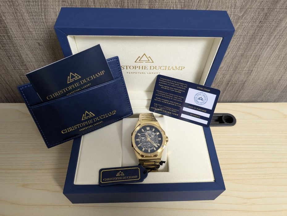 Ceas Christophe Duchamp Raidillon Skeleton Automatic Mecanism Japonez