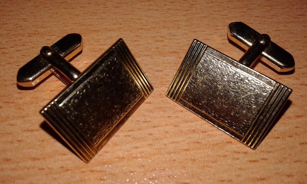 Комплект позлатени ръкавели от Германия