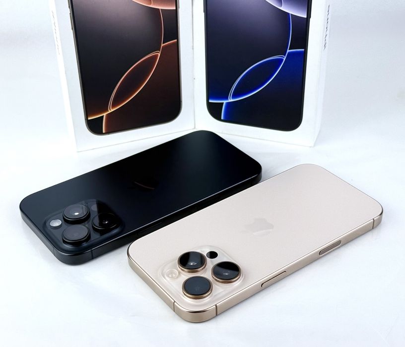 НОВ! Apple iPhone 16 Pro 128GB Black / Desert Гаранция!