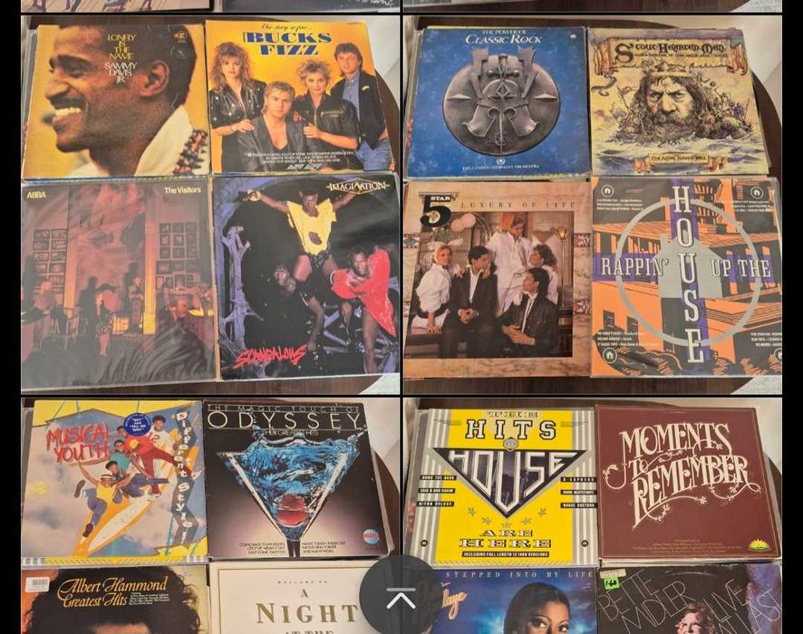 170 грамофонни плочи фънк, соул, рок, джаз