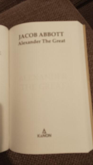 Alexander the Great, Jacob Abbott