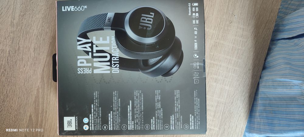 JBL Live 660NC – Безжични Bluetooth слушалки с Adaptive Noise Cancelling (ANC)