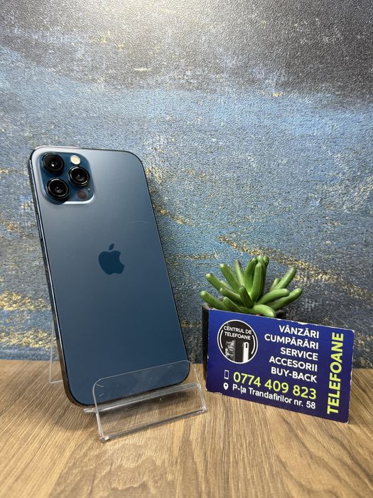 Iphone 12 pro max/128gb/2 Ani Garantie Centrul de Telefoane/rate