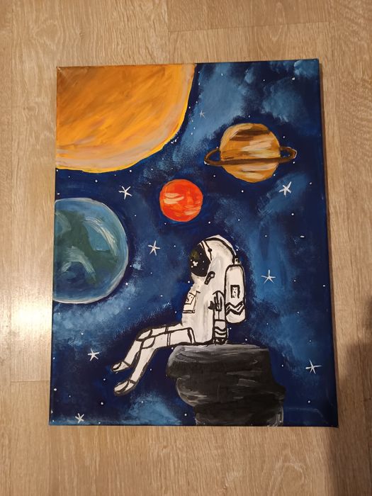 Ръчно рисувани картини върху платно