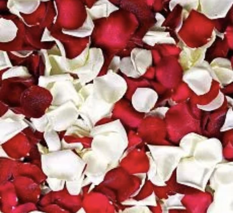 Натуральные лепески роз