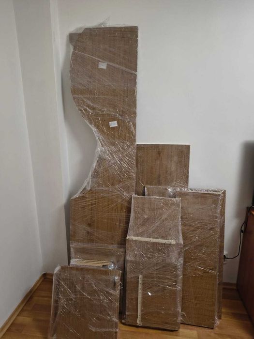 Birou cu bibliotecă încorporată 2 in 1