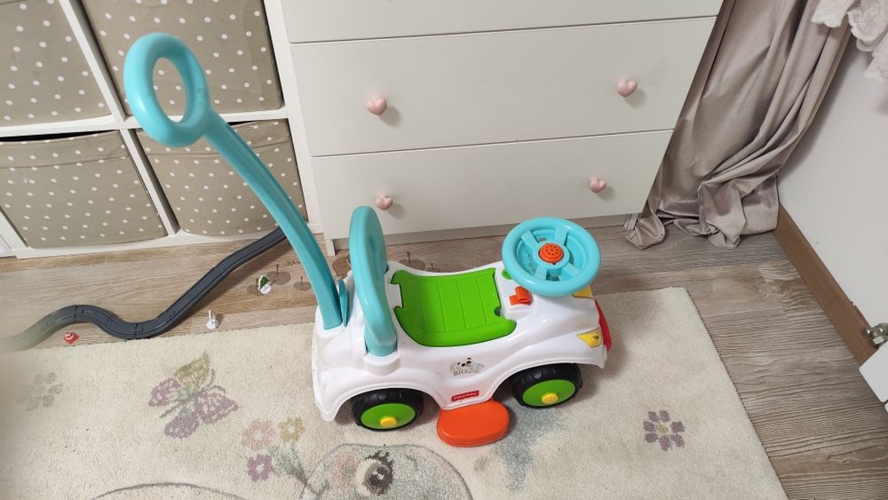Детска кола 3в1 Fisher Price, Музикална, До 25 кг, Над 12 месеца