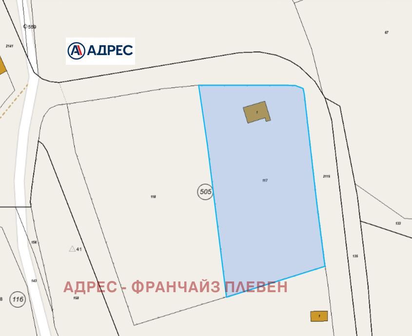 Парцел в Ловеч, област-с.Голяма Желязна площ 2476 цена 32500