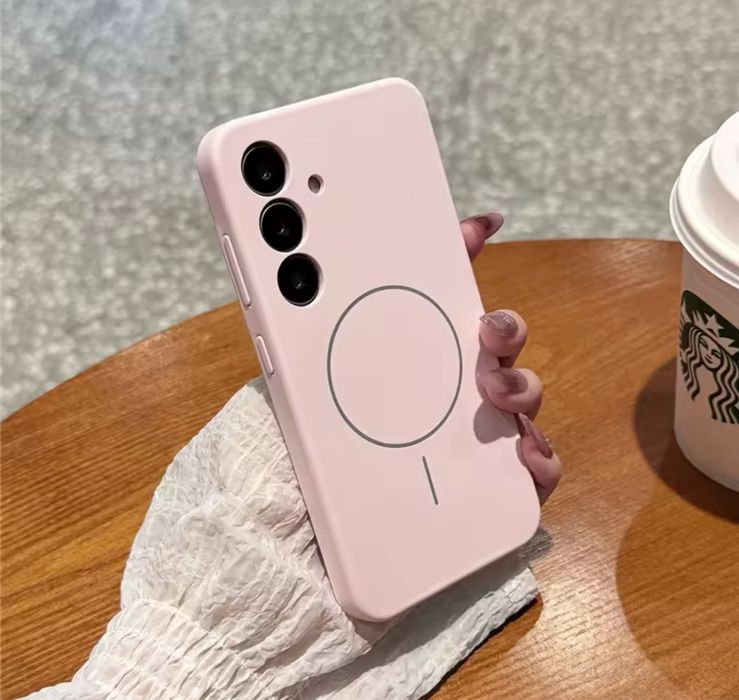 Samsung S24 S25 PLUS ULTRA - Husa Magsafafe Alcantara Inside