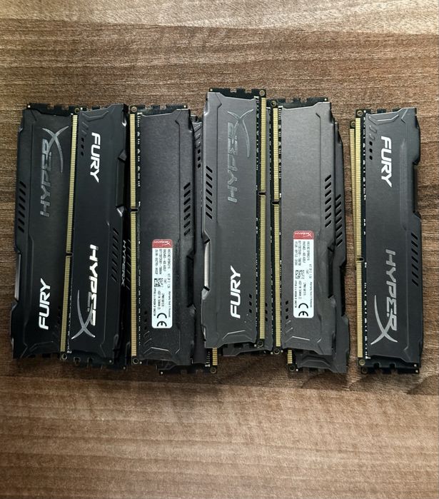 Озу hyperx ddr3 13шт по 8гб каждый
