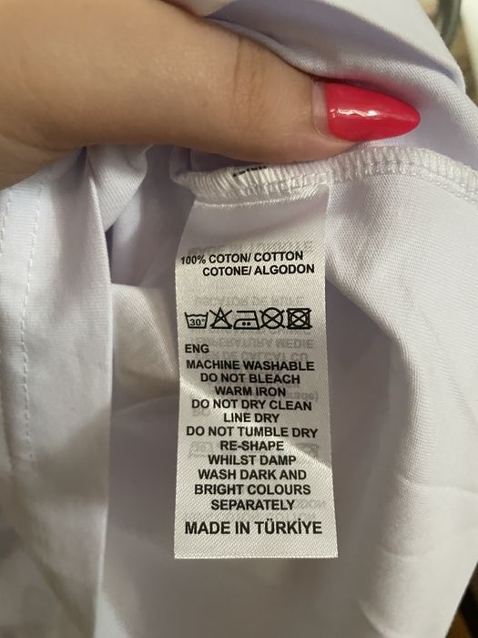 Tricou Amiri Alb,Marimea L