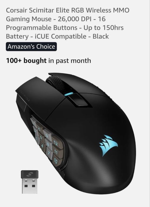 Corsair scimitar elite rgb