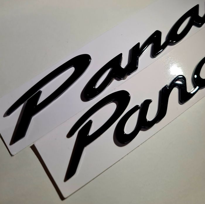 Emblema-Sigla-Logo-Porsche-Cayenne-Panamera-Neagra-Black-S-GTS-Turbo