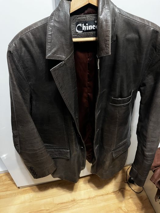 Сако от естествена кожа