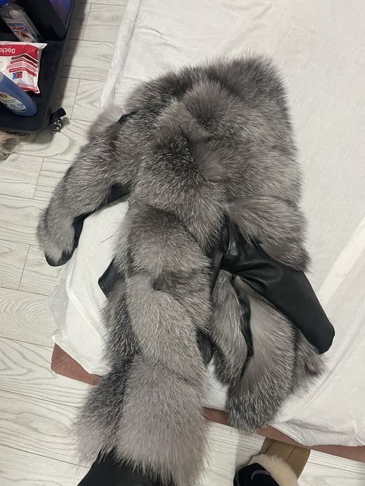 Geaca blana de vulpe