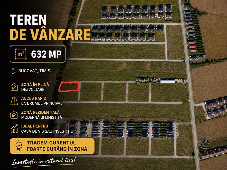 Teren intravilan Bucovat 632mp