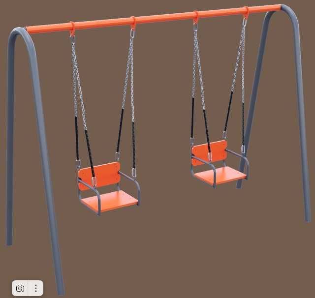 Металлические качели детские