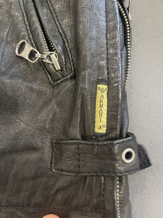 Кожено яке Armani Jeans размер М/50