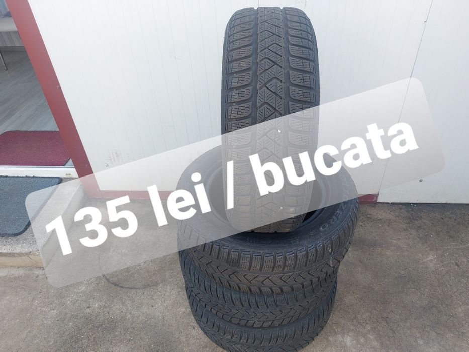 135 lei bucata! Set anvelope M+S/IARNA 215 60 16 Pirelli