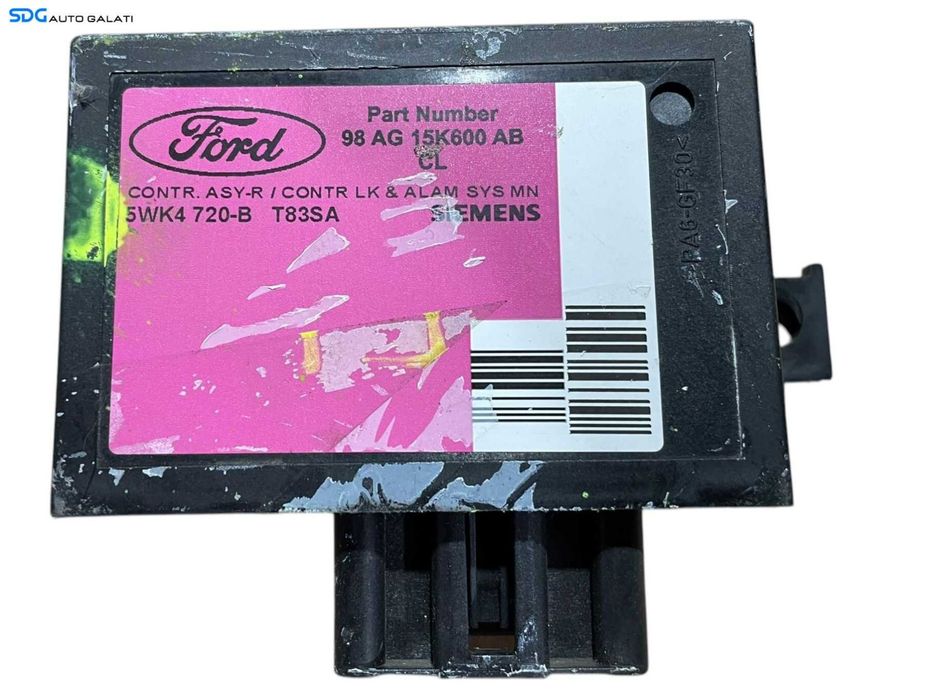 Kit Pornire ECU Calculator Motor Calculator Confort Chei Cheie CIP Imobilizator Ford Focus 1 1.8 Benzina 1998 - 2004 Cod 98AB-12A650-DBC 98AG-15K600-AB [LR0016] [LR0017]