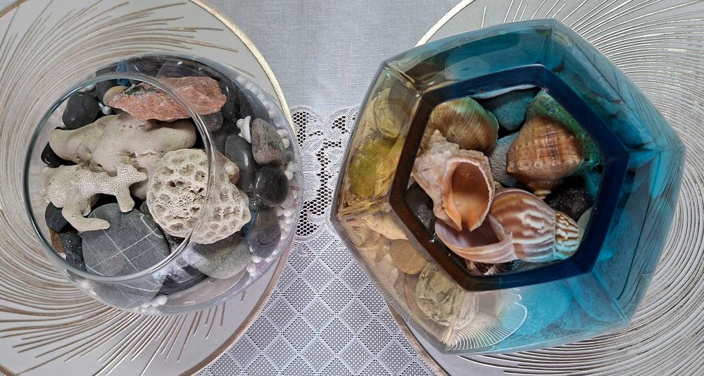 Камни, ракушки и кораллы для аквариума