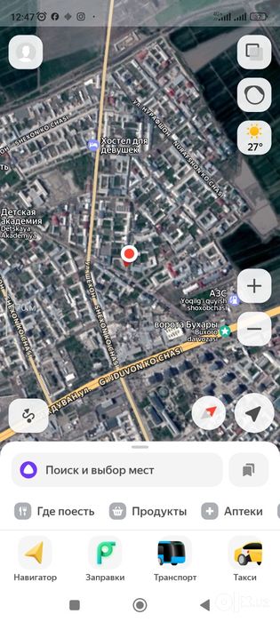 Махоса чорраха автосалон томон 6 сотих 2 этажли уй коробка холатида