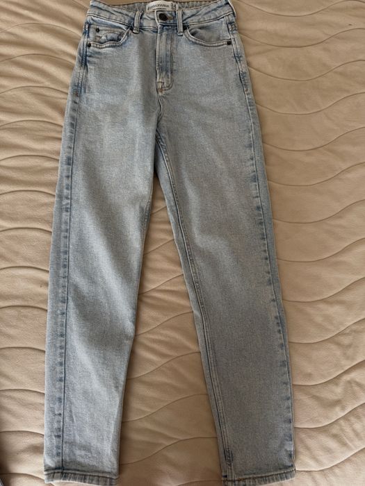 Дамски дънки Mom fit/ Straight leg 32/34