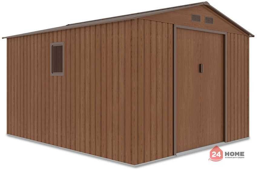 Градинска барака SUNNY Hudson,Имитация на дърво 319х277х202 см, ДхШхВ