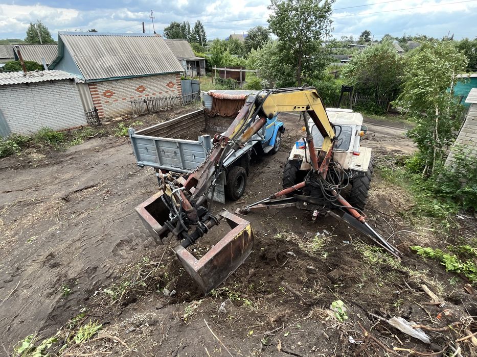 Услуга трактор Грейфера универсал вывоз мусор грузит ветки мусор ...