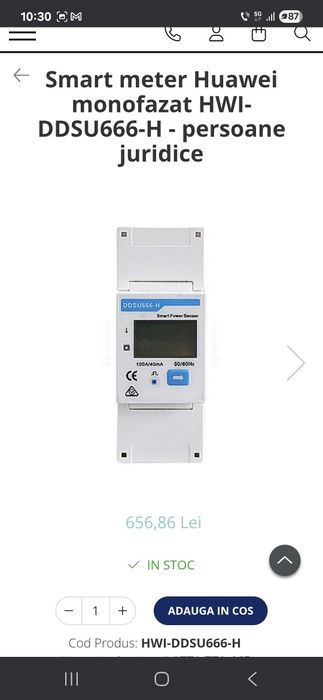 Smart meter huawei
