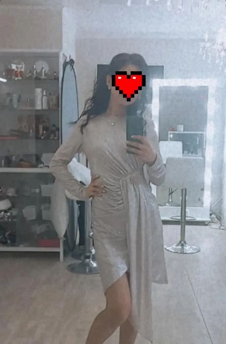 Блестящее вечернее платье!