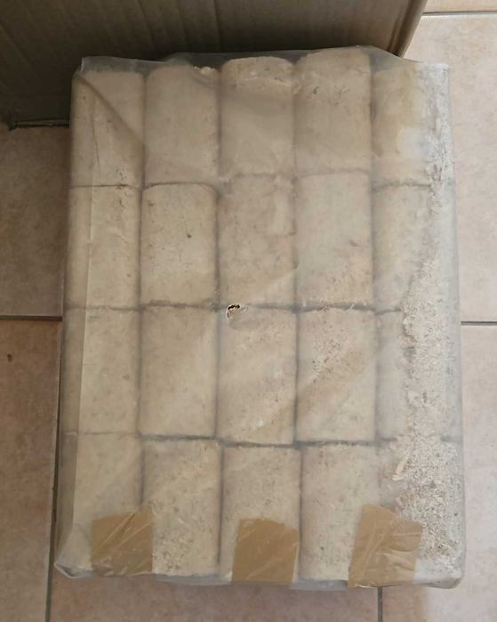 Brichete de foc,fag sau rasinoase de rumegus, rotunde, 10 kg