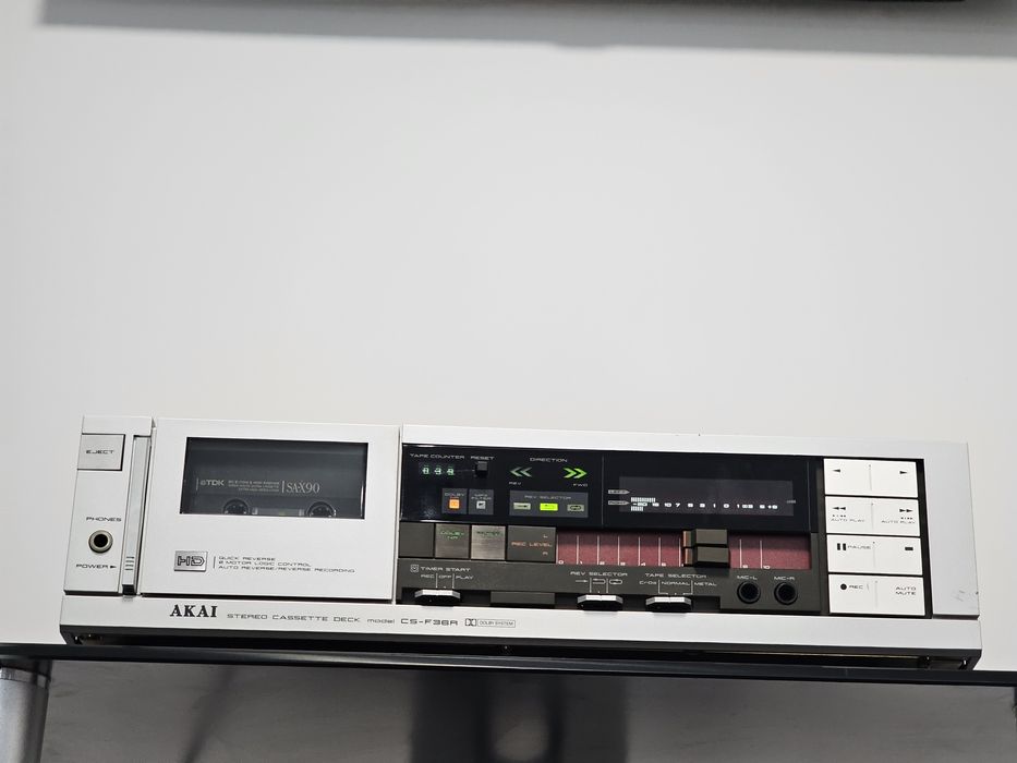 Casetofon Deck Akai CS-F36R auto reverse, 3-head Made in Japan