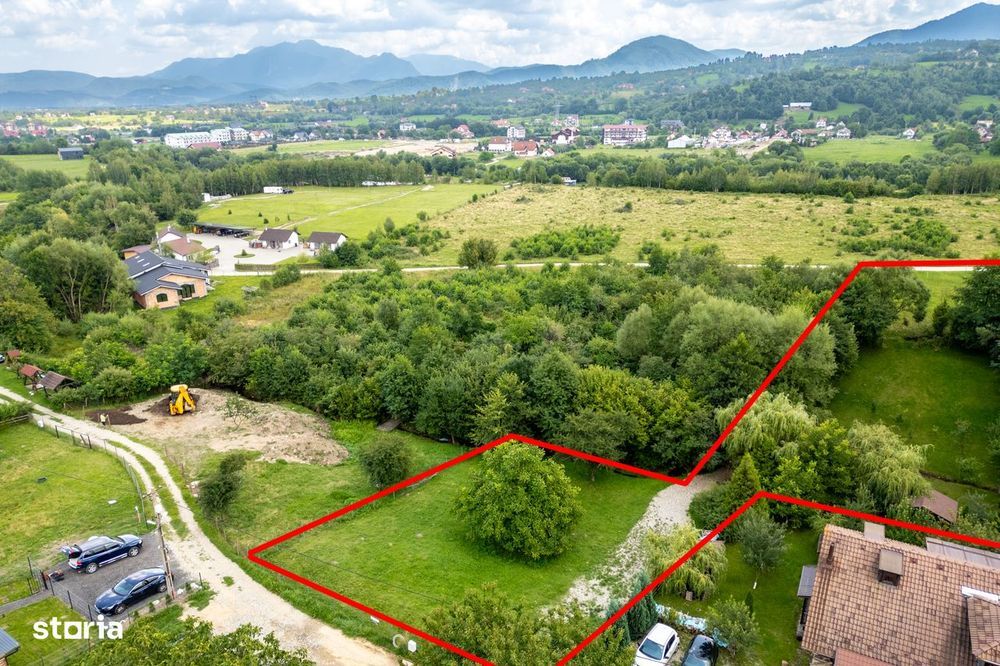 Teren cu pârâu ideal proiect turistic/casa vacanta langa Castelul Bran