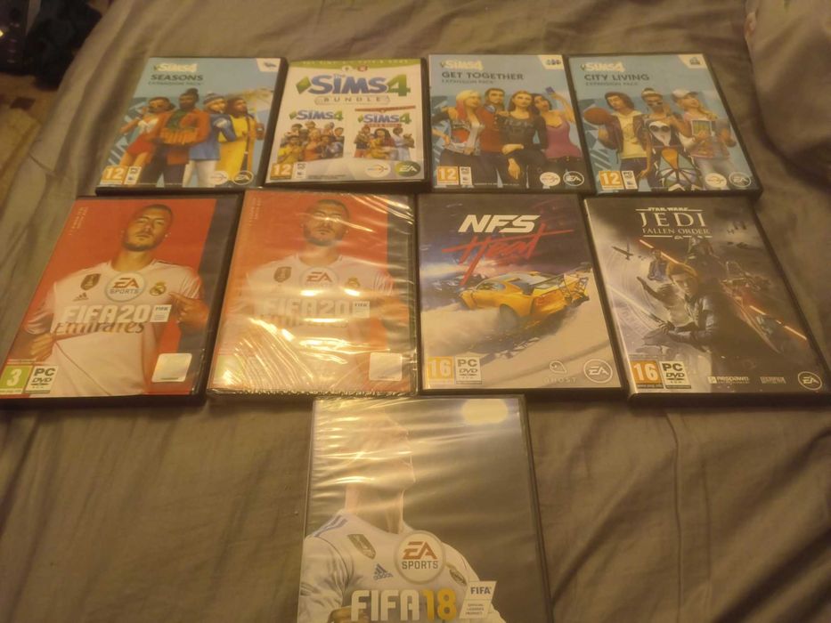 Jocuri PC Gaming (Fifa18, Fifa20, NFS, Sims 4, Star Wars Fallen Order)