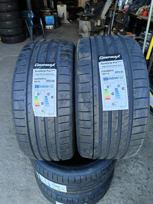 "GRIPMAX "-НОВИ ЛЕТНИ -19цола-275/35:245/40-799лв.-с монтаж и баланс