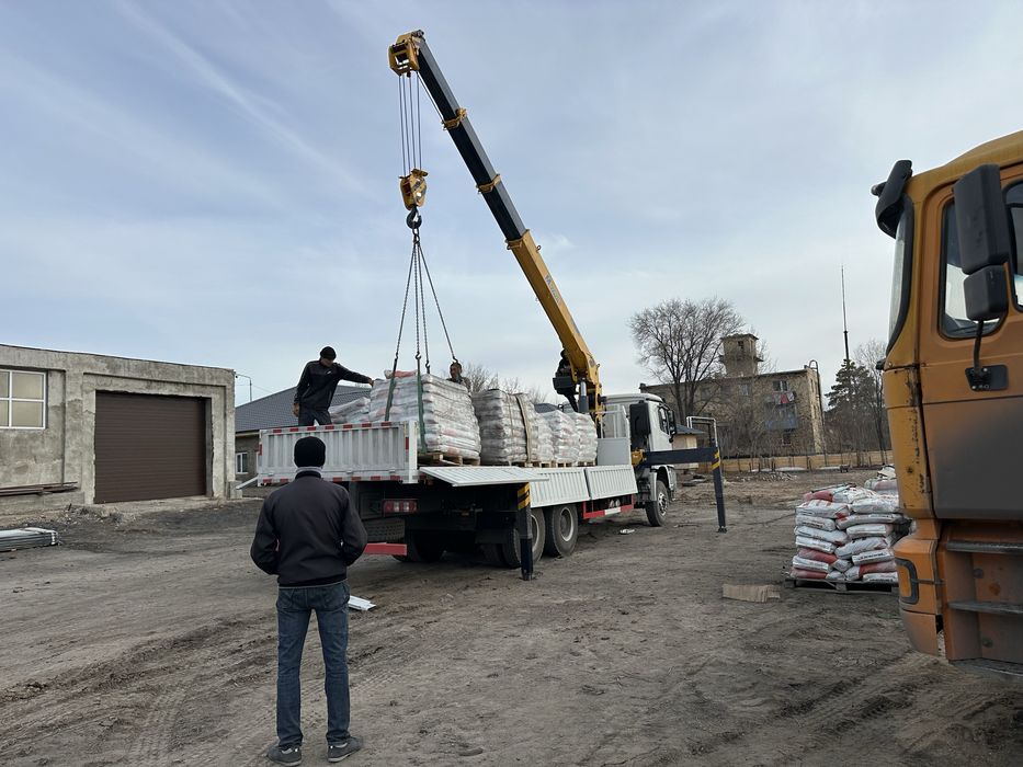 Услуги большого манипулятора стрела 12тон