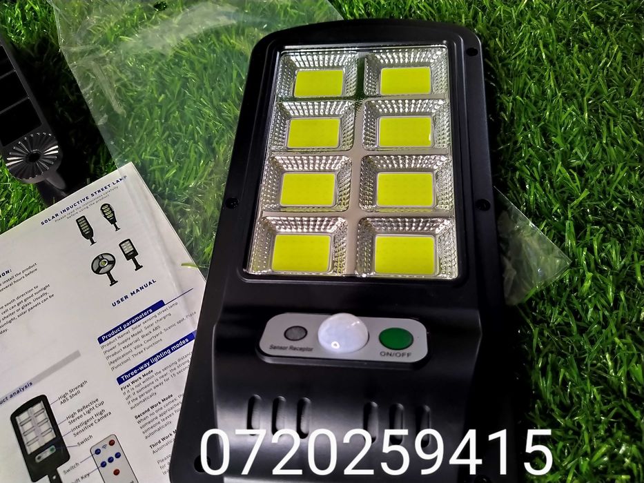 Lampa Solara Jortan 400W, incarcare solara, 160 LED-uri COB