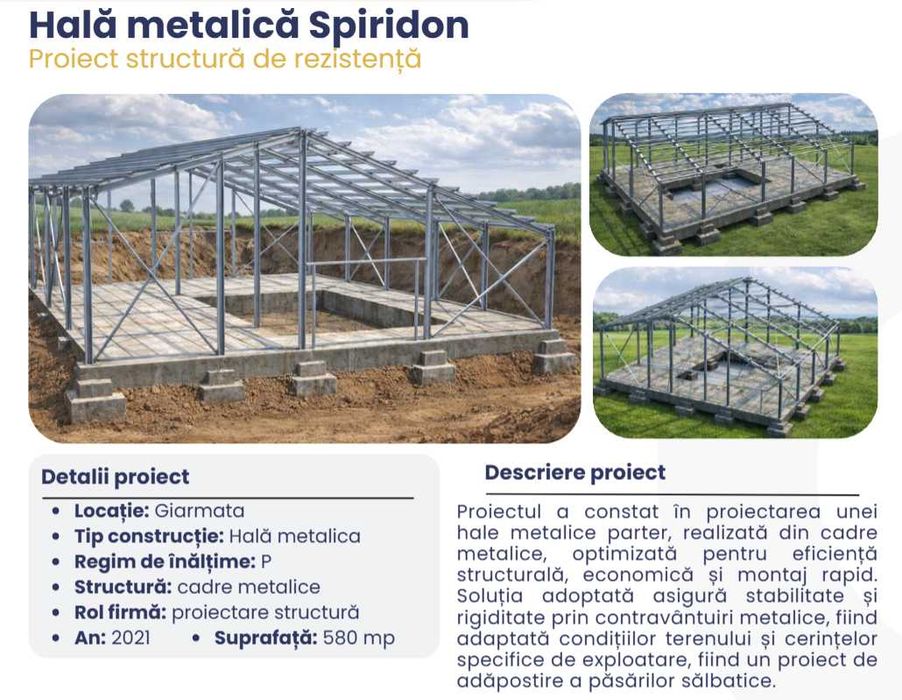 Inginer Structurist – Proiecte Rezistență Beton, Lemn, ZIdarie, Metal