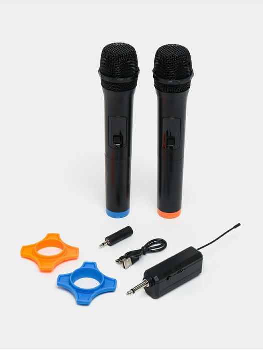 БЕПУЛ Доставка,Караоке колонкалар учун симсиз Микрофон+переходник.