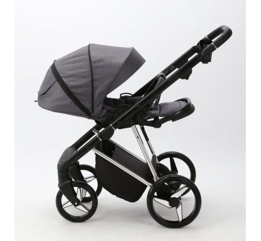 Carucior 3 in 1 Adamex Deluxe Grey Blanc + baza isofix Avionaut