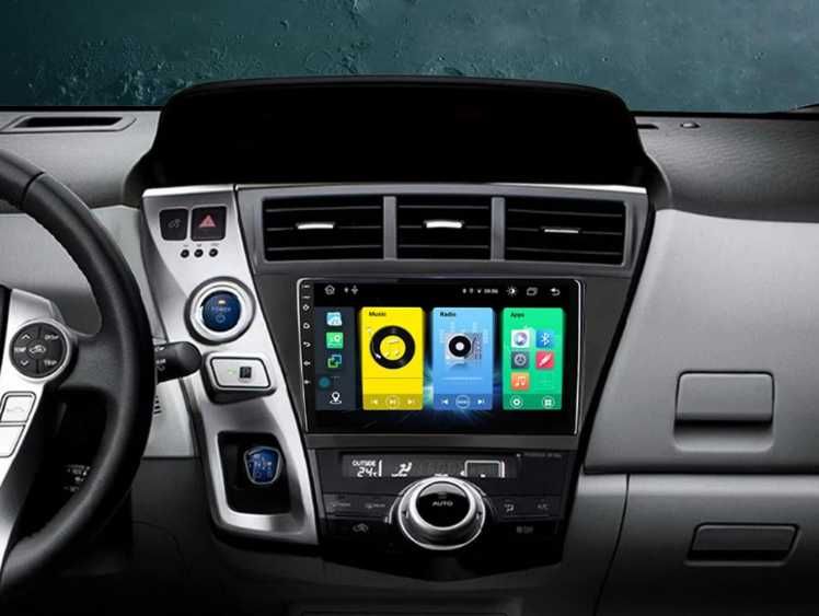 9-инчова мултимедия за Toyota Prius XW30 (2012–2015)камера CarPlay GPS