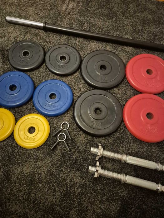 Продавам комплект лостове и тежести ф28